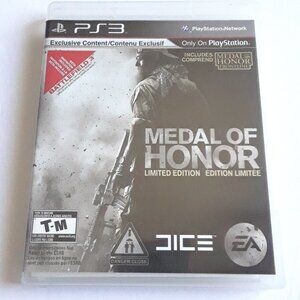 Medal Of Honor Limited Edition Playstation 3 Game